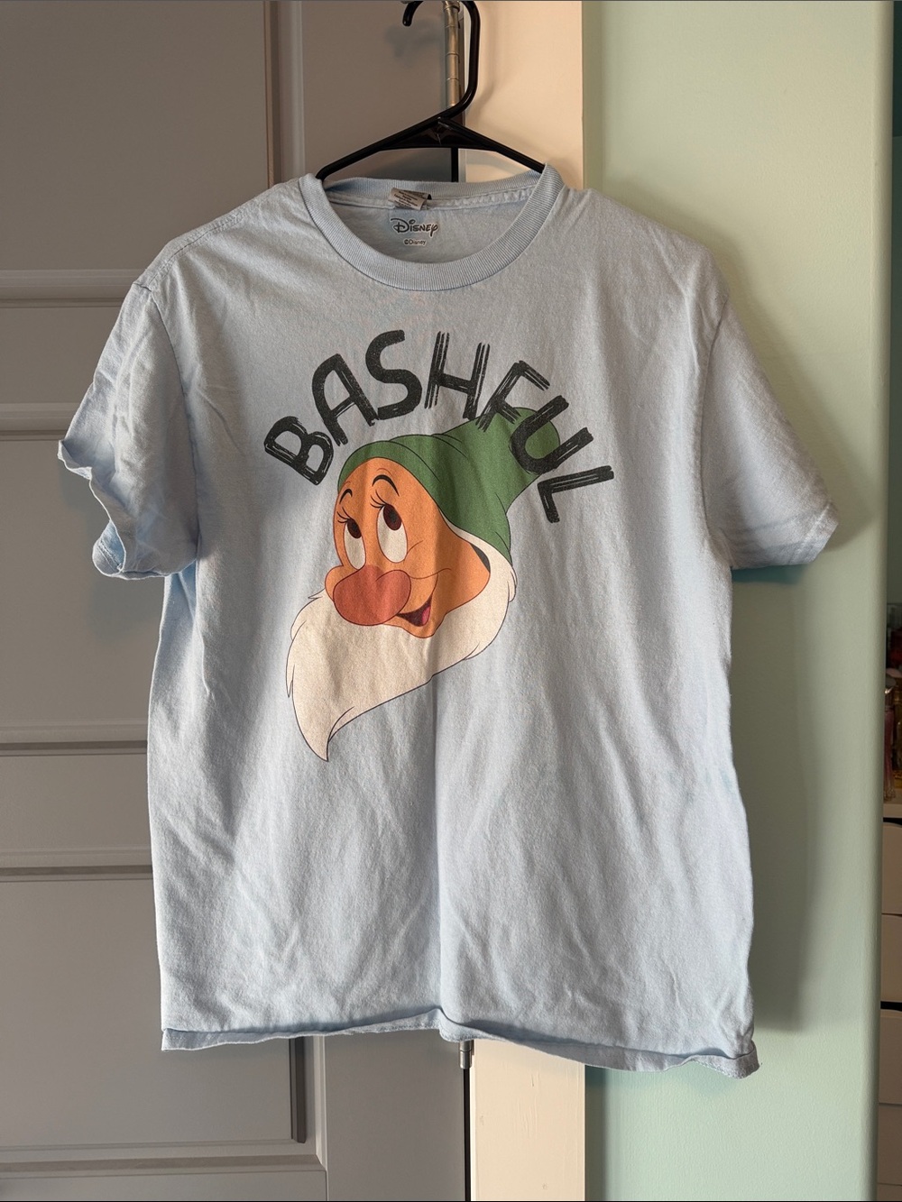 Disney Baby Blue Bashful Graphic Short Sleeve Tee
